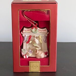Lenox Grinch ornament: “Slinking up the Chimney”